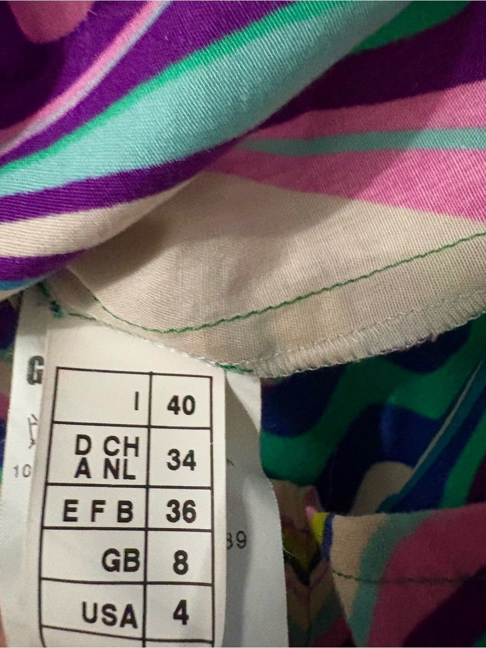 Women’s Missoni Abstract Pullover Cotton Shirt - Size 4 - Picture 10 of 11